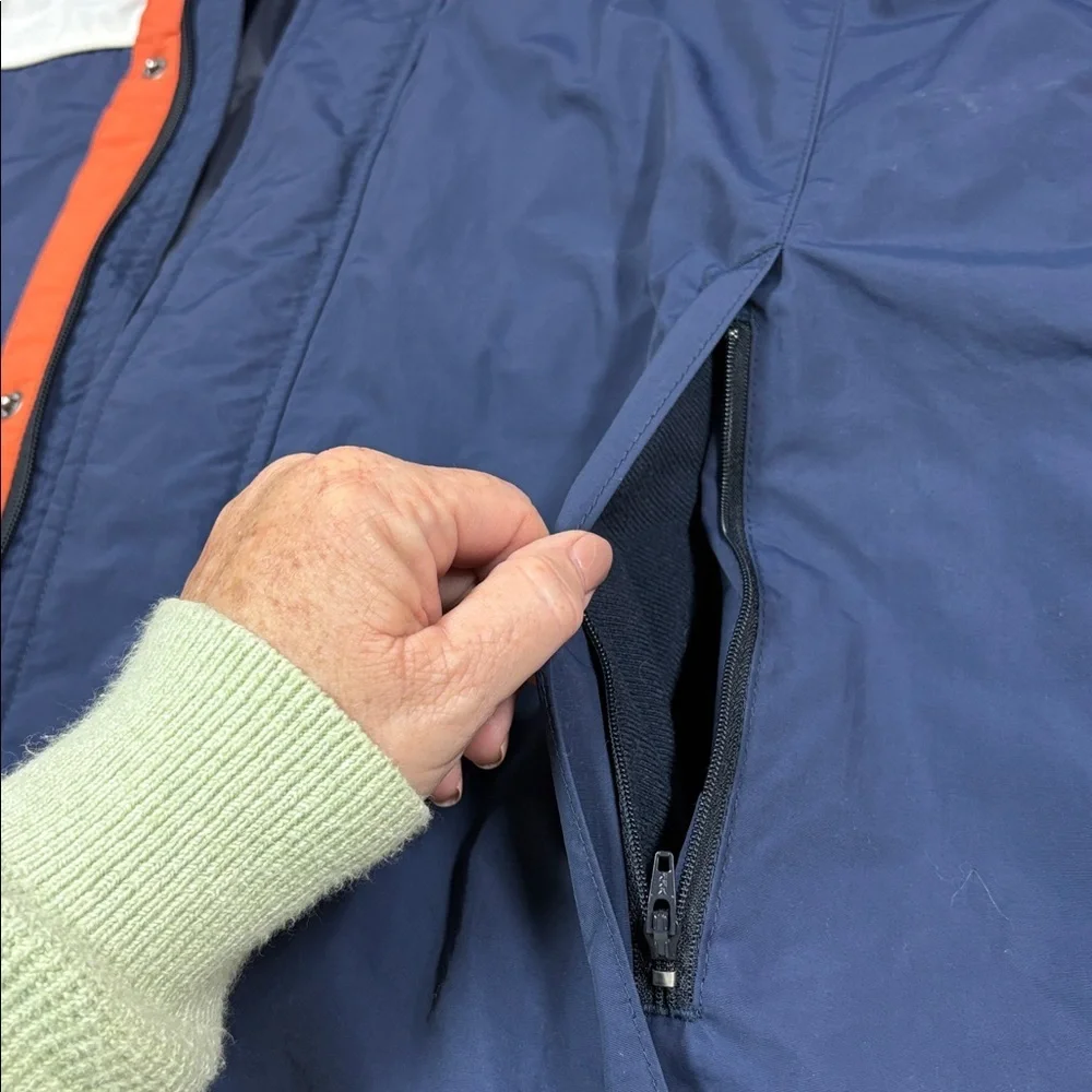 Vintage Brooks Brothers Windbreaker Men’s XL Colorblock 90s Retro Jacket